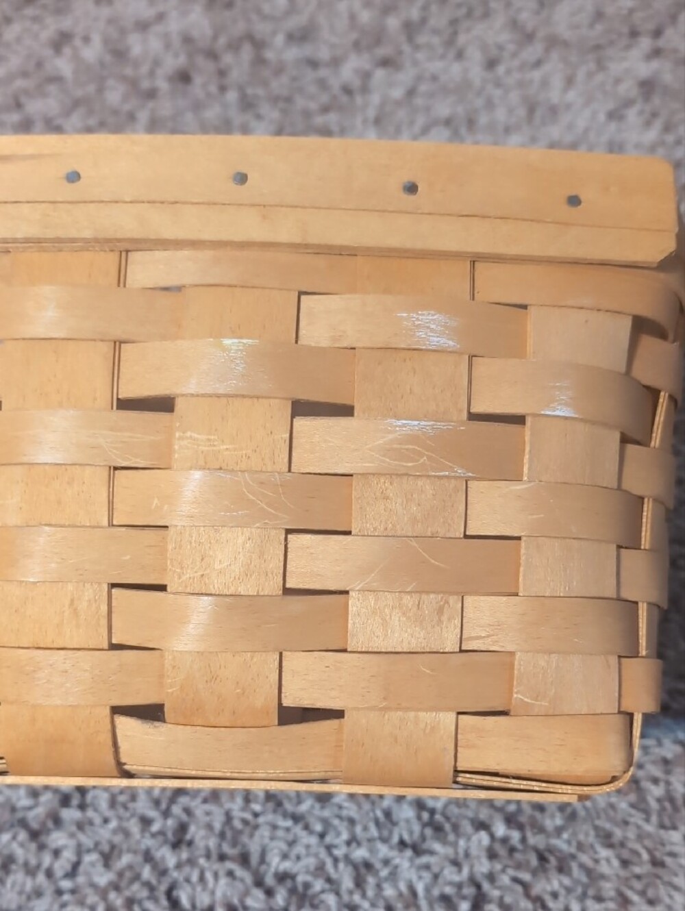 Longaberger Recipe Basket Vintage - Picture 7 of 12